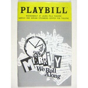 Merrily We Roll Along Playbill February 2019 Stephen Sondheim Furth Fiasco